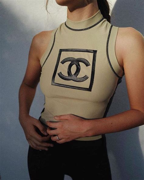 chanel tank top replica|Chanel dupe leather.